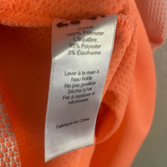 LUSH Neon Orange Drop Waist Mesh Sleeveless Mini Dress - Picture 7 of 9